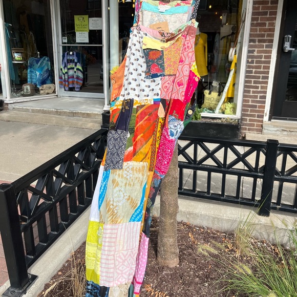 Patchwork Multicolor Jumpsuit - Picture 3 of 5